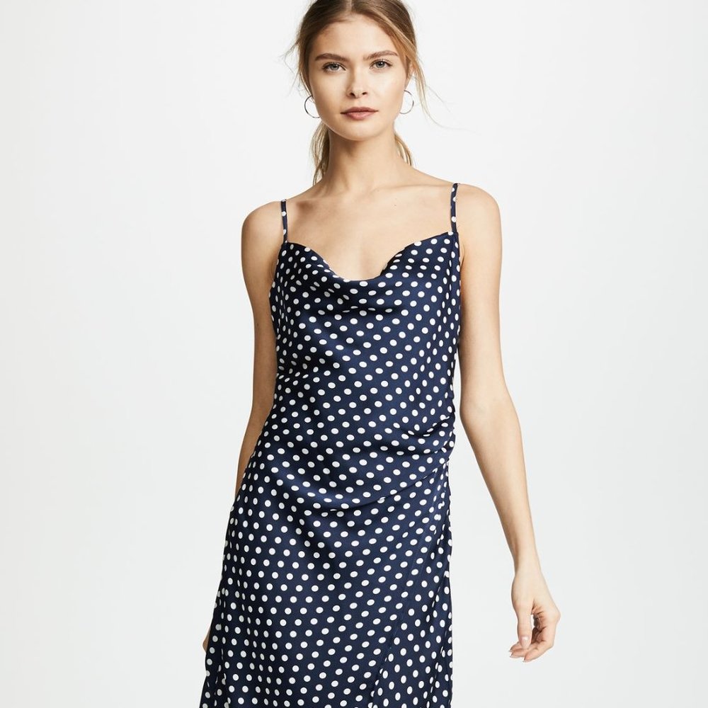 Re:named Polka Dot Slip Dress Size Medium